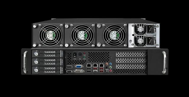 Workstation rugged 2U con processore Intel Core di 14ª generazione